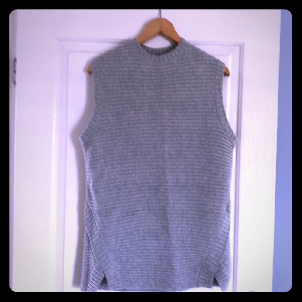 C&M Wool Vest Tunic Grey Gray